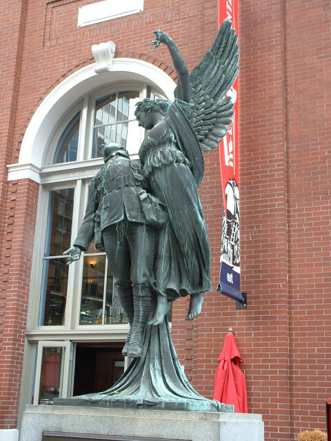 Angel and dead soldier